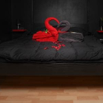 Lit 160x200 &agrave; Baldaquin